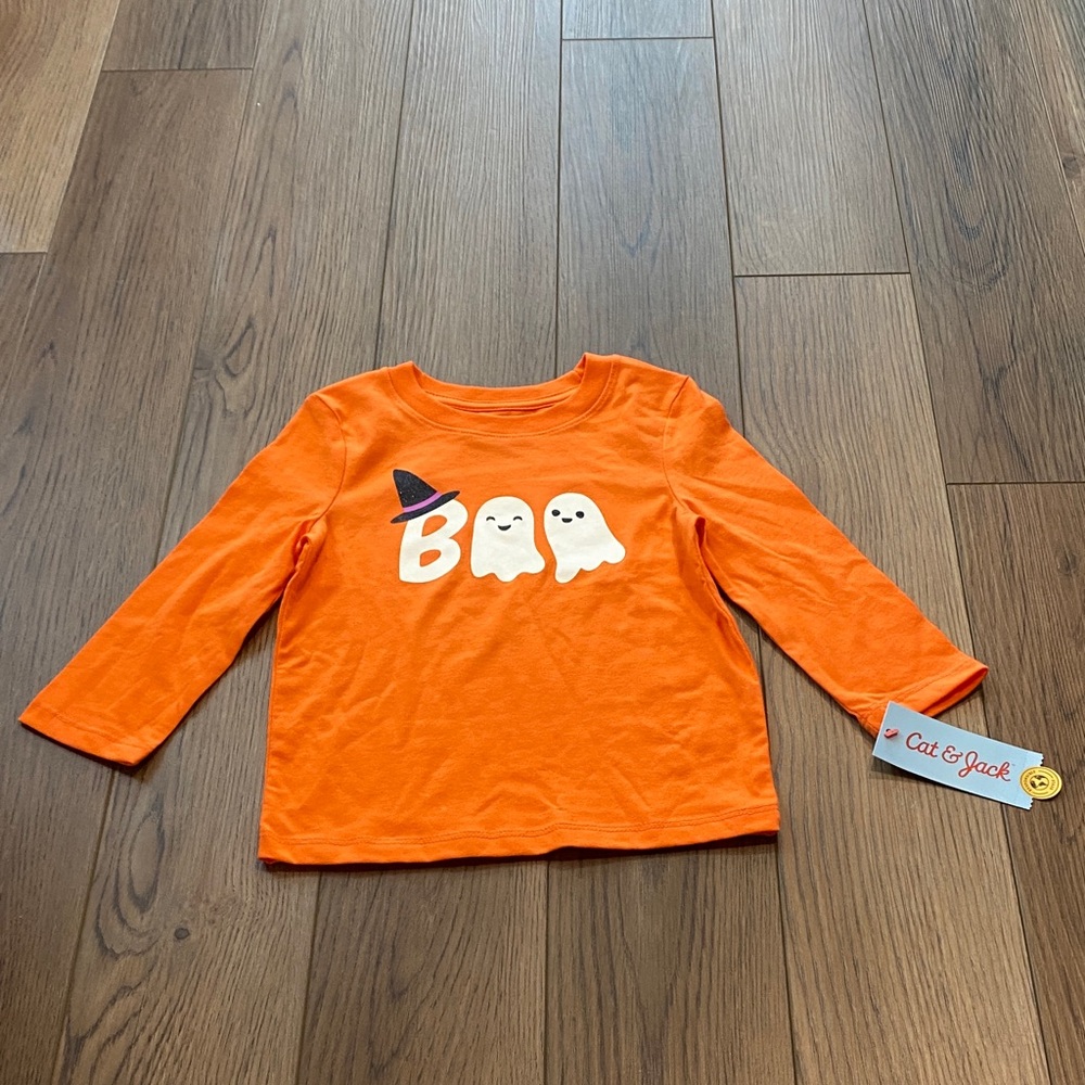 Cat & Jack | Orange Boo Ghost Shirt